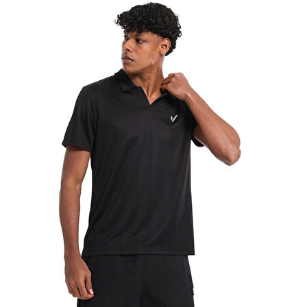 Otaru Erkek Siyah Koşu T-Shirt 25YE010-SYH