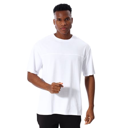 Sasebo Erkek Beyaz Günlük Stil T-Shirt 25YE016-BYZ