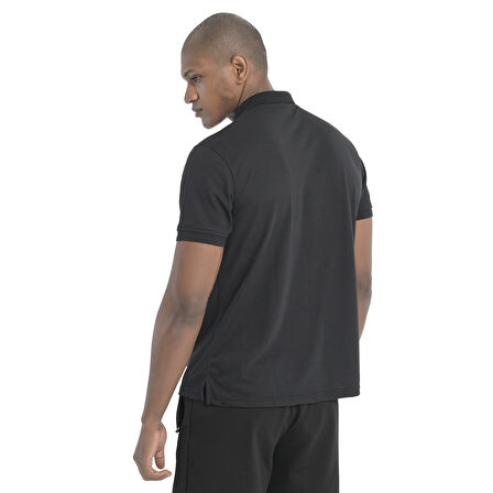 Furano Erkek Siyah Günlük Stil T-Shirt 25YE017-SYH