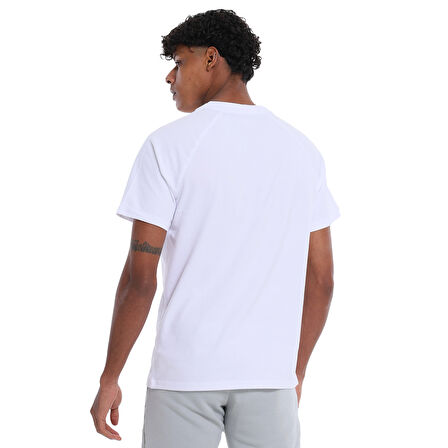 Kofu Erkek Beyaz Günlük Stil T-Shirt 25YE020-BYZ