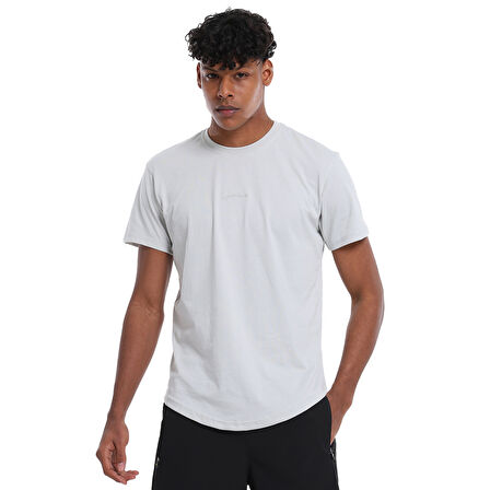 Ognian3 Erkek Gri Günlük Stil T-Shirt 25YE021-GRI