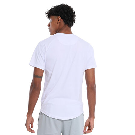 Ognian3 Erkek Beyaz Günlük Stil T-Shirt 25YE021-BYZ