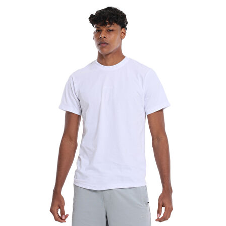 Ognian3 Erkek Beyaz Günlük Stil T-Shirt 25YE021-BYZ