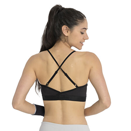 Ena Kadın Siyah Koşu Sporcu Sütyeni 25YK002-SYH
