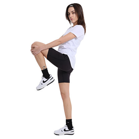 Lida Biker Kadın Siyah Koşu Tayt 25YK006-SYH