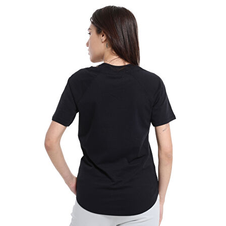 Mine Kadın Siyah Günlük Stil T-Shirt 25YK018-SYH