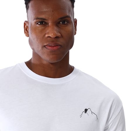 Yama Erkek Beyaz Günlük Stil T-Shirt 25YE030-BYZ