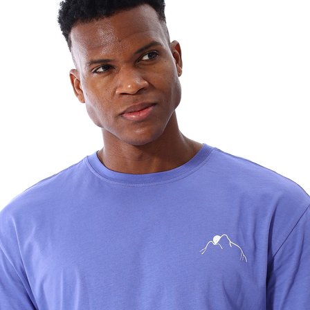 Yama Erkek Mor Günlük Stil T-Shirt 25YE030-MOR