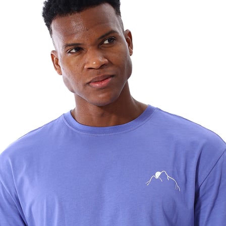 Yama Erkek Mor Günlük Stil T-Shirt 25YE030-MOR