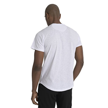 Iga Erkek Beyaz Günlük Stil T-Shirt 25YE031-BYZ