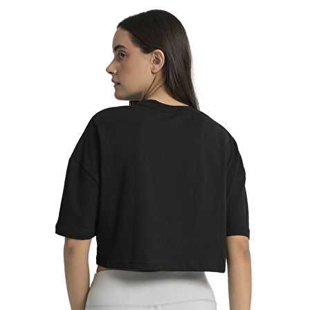 Tokyo Kadın Siyah Günlük Stil T-Shirt 25YK027-SYH