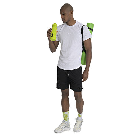 Nebbia3 Erkek Siyah Günlük Stil Şort 25YE032-SYH