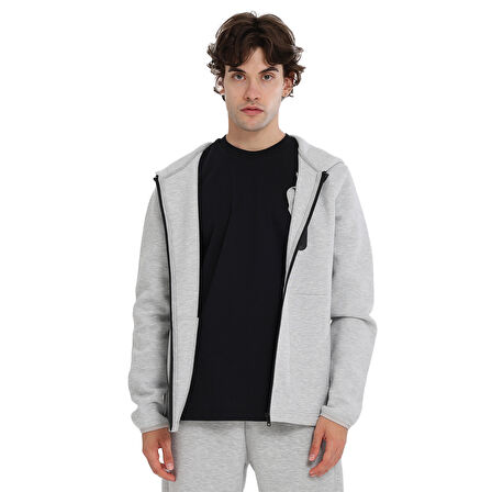 Arvada Full-Zip Erkek Gri Günlük Stil Eşofman Üstü 25KE1007-KML