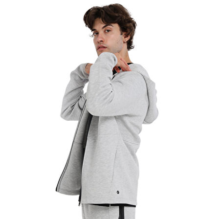 Arvada Full-Zip Erkek Gri Günlük Stil Eşofman Üstü 25KE1007-KML