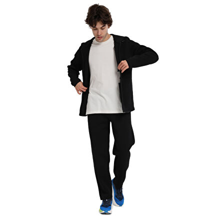 Arvada Erkek Siyah Günlük Stil Eşofman Üstü 25KE1007-SYH