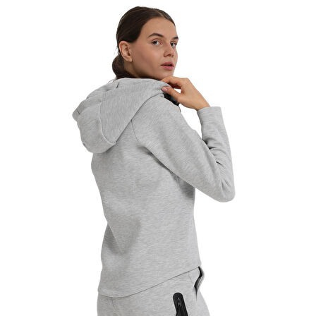 Peoria Kadın Gri Günlük Stil Eşofman Üstü 25KK1048-KML