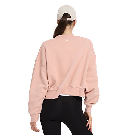 Fowler Kadın Pembe Günlük Stil Sweatshirt 25KK1038-PPMB