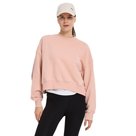 Fowler Kadın Pembe Günlük Stil Sweatshirt 25KK1038-PPMB