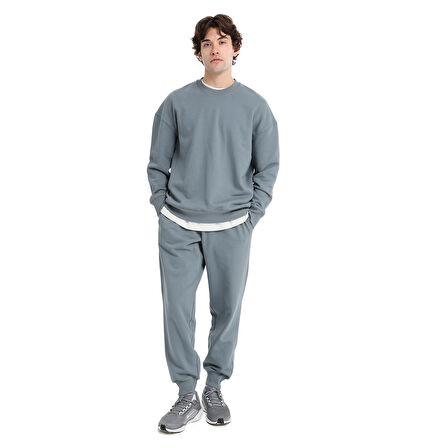 Ault Oversize Erkek Gri Günlük Stil Sweatshirt 25KE1009-GRI