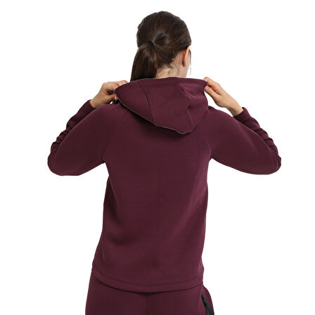 Peoria Kadın Bordo Günlük Stil Eşofman Üstü 25KK1048-BRD