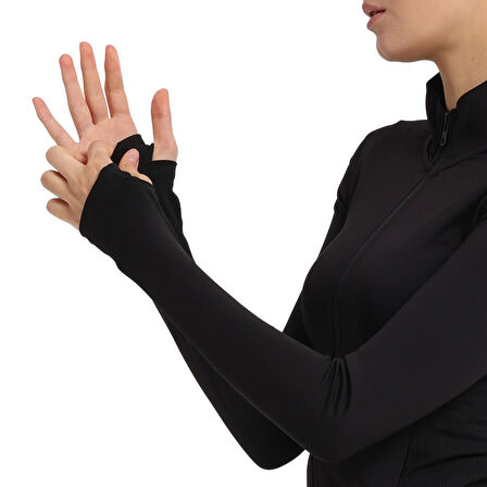 Mahave Kadın Siyah Antrenman Ceket 25KK1042-SYH