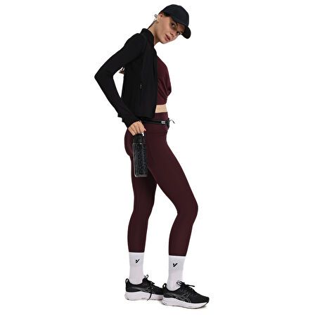 Mahave Kadın Siyah Antrenman Ceket 25KK1042-SYH