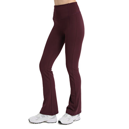 Eloy Flare Kadın Bordo Antrenman Tayt 25KK1035-BRD