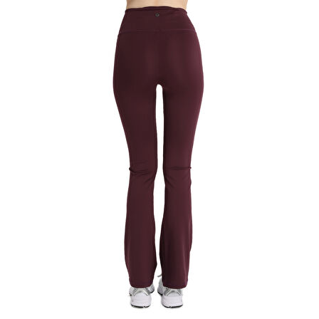 Eloy Flare Kadın Bordo Antrenman Tayt 25KK1035-BRD