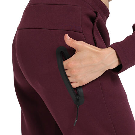 Peoria Kadın Bordo Günlük Stil Eşofman Altı 25KK1049-BRD