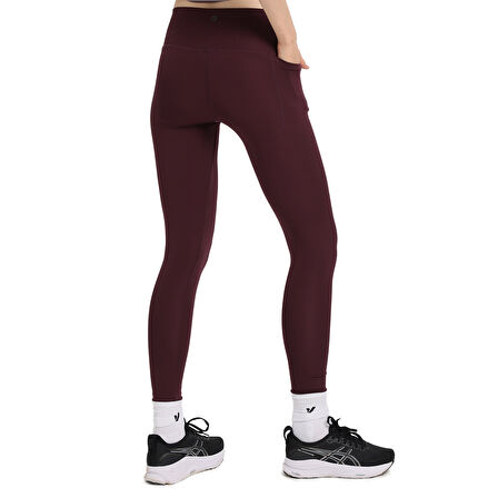 Welton Kadın Bordo Antrenman Tayt 25KK1036-BRD