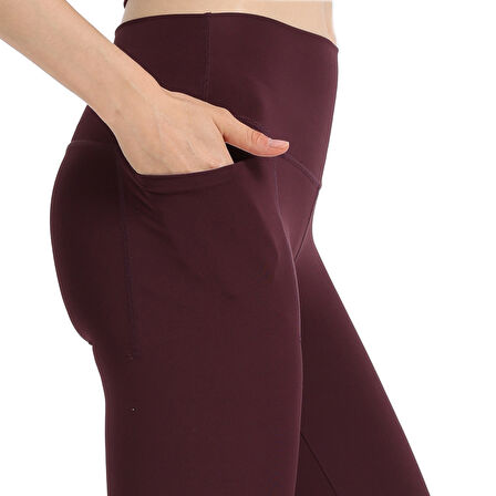 Welton Kadın Bordo Antrenman Tayt 25KK1036-BRD
