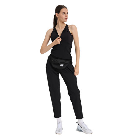 Mahave Top Kadın Siyah Antrenman T-Shirt 25KK1043-SYH