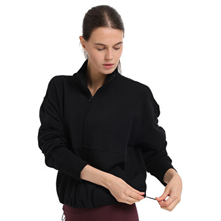 Craig Kadın Siyah Antrenman Ceket 25KK1029-SYH