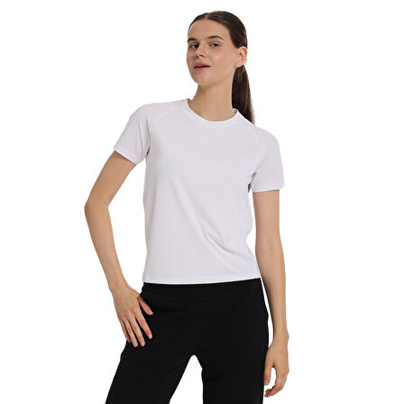 Mira Kadın Beyaz Koşu T-Shirt 25KK1046-KBYZ