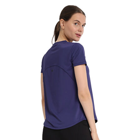 Zana Kadın Mavi Koşu T-Shirt 25KK1047-MVI
