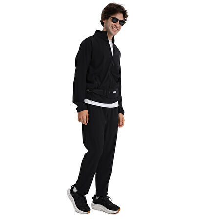 Millenium Erkek Siyah Günlük Stil Eşofman Takımı 25KE1019-SYH