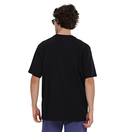 Wink Oversize Erkek Siyah Günlük Stil T-Shirt 25KE1024-SYH