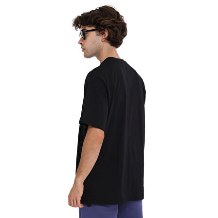 Wink Oversize Erkek Siyah Günlük Stil T-Shirt 25KE1024-SYH