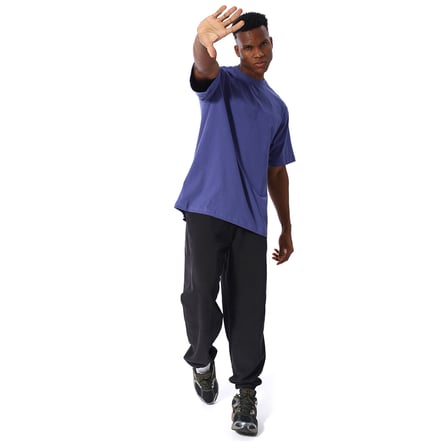 Wink Oversize Erkek Mavi Günlük Stil T-Shirt 25KE1024-MVI