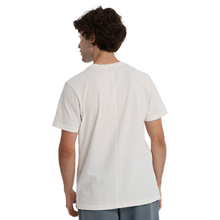 Bow Erkek Beyaz Günlük Stil T-Shirt 25KE1016-KBYZ