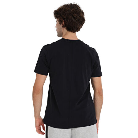 Bow Erkek Siyah Günlük Stil T-Shirt 25KE1016-SYH