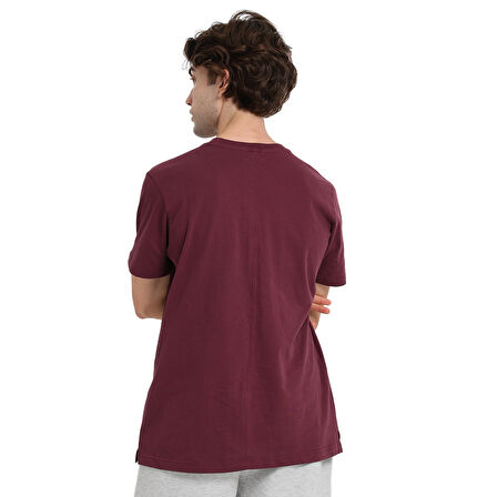 Bow Erkek Bordo Günlük Stil T-Shirt 25KE1016-BRD