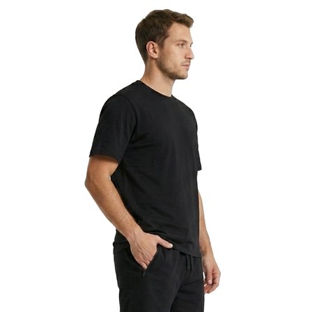 Bane Erkek Siyah Günlük Stil T-Shirt 26YE0017-SYH