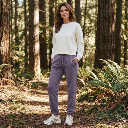 Cleo Kadın Beyaz Günlük Stil Sweatshirt 26YK0008-KBYZ