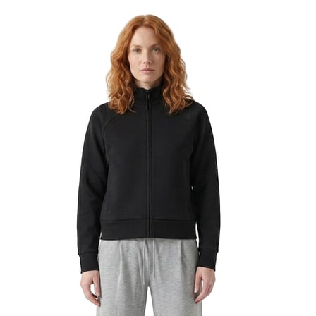 Kaia Full-Zip Kadın Siyah Günlük Stil Eşofman Üstü 26YK0001-SYH