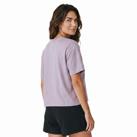 Lysa Kadın Lila Günlük Stil T-Shirt 26YK0027-LIL