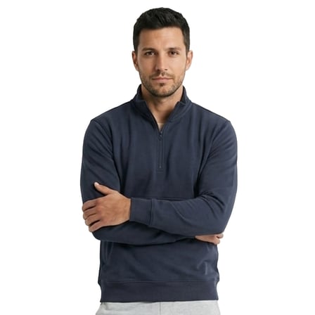 Nolan Zip Neck Erkek Antrasit Günlük Stil Sweatshirt 26YE0004-KGRI