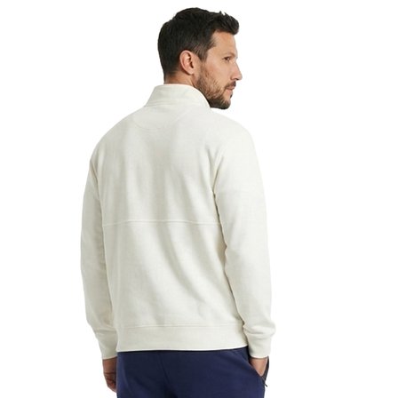 Nolan Zip Neck Erkek Beyaz Günlük Stil Sweatshirt 26YE0004-KBYZ