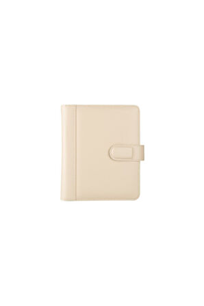 Organizer Ajanda Kılıflı A5 4 Halkalı 15x21 4 Delikli Tarihsiz Çizgili Blok Rainbow Vegan 19,5x23 cm