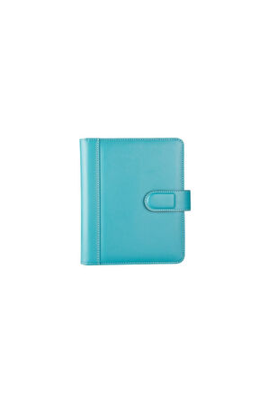 Organizer Ajanda Kılıflı A5 4 Halkalı 15x21 4 Delikli Tarihsiz Çizgili Blok Rainbow Vegan 19,5x23 cm